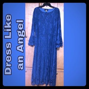 XL  Blue Lace Dress. HOST PICK